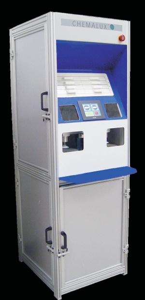 Small spin-on anti-reflection(AR) coating machine for optical labs