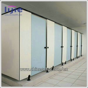 Lijie water resistance hpl compact toilet cubicles