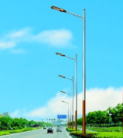 street light pole - single arm pole