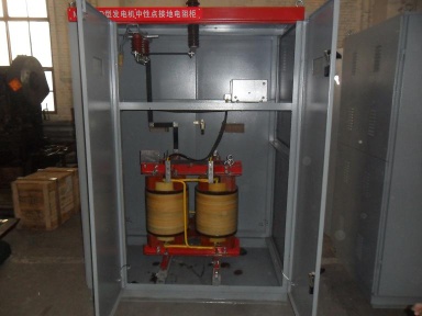 High resistance grounding equipment for wye connected generators