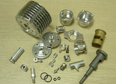 RC car engine parts