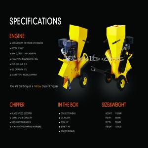 Yardbeast 13hp Wood Chipper Shredder