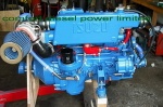 Isuzu high speed marine diesel engine, 98HP/3600rpm, used for yacht and fish boats