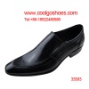latest style slin on man leather shoes OEM in China