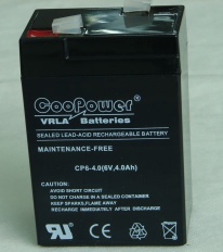 Coopower 6v lead-acid battery