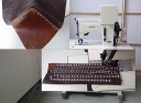 Heavy duty decorative stitch upholstery sewing machine for furniture and sofas