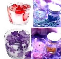 transparent scented gel decorative candle, candles - QC01