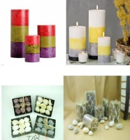 Decorative scented arts and crafts candles, candle