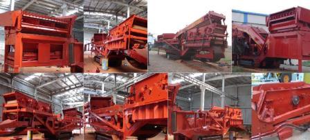 Reconditioning of track mounted screening plant