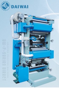 Connection of gravure printing machine