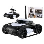 Wi-Fi Controlled 4-Channel RC Tank with Camera (White)