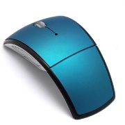 OEM optical 2.4G folding wireless mouse nano receiver 10m working distance FCC standard