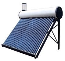 pre-heated solar water heater with copper coil