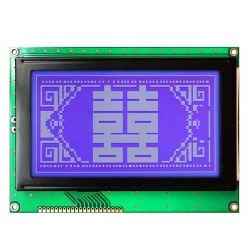 240*128 dot matrix  purple and yellow two colors   Graphic LCD module