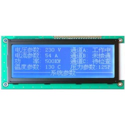 192*64 dot matrix yellow and blue two colors   character LCD module