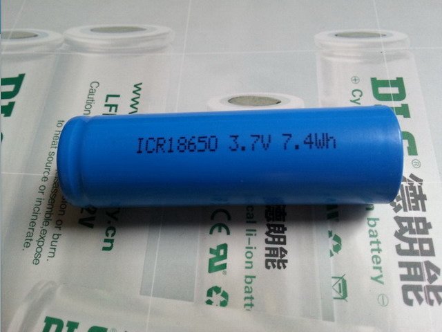 ICR18650 cylindrical li-ion rechareable batteries