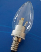 Dimmable LED Candle Bulb Beaming Angle to 360°