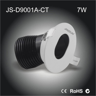 90mm 20/40/60degree 3000k-5000k 7W Hotel Wall Washer Donwlight