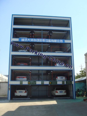 Hydraulic puzzle parking system 6 levels