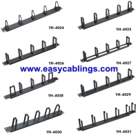 19inch rackable Cable Management Plastic and Metal