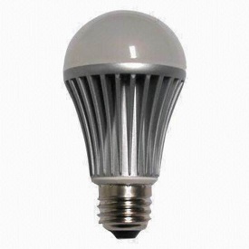 8W High-voltage LED A19 Bulb with 590 to 680lm Luminous Flux