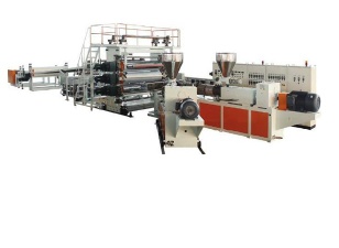 Plastic sheet/board extrusion line