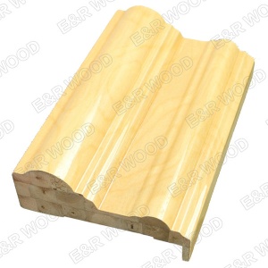 Priming coated wooden door frame with finger jionted board - ER-04