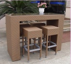 Outdoor Bistro Leisure bar table and stool