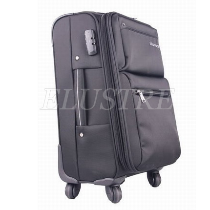 LS-013 nylon trolley luggage