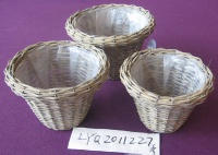 willow garden basket,planter pot or stand,wicker storagebasket,laundry basket,pet basket,shopping basket