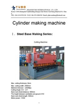 steel pipe base making machine