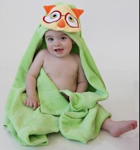 Animal head baby towel, hooded towel, poncho towel