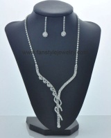 Rhinestone Series Necklace Set