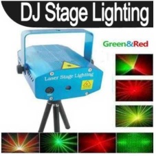 Mini Red & Green Laser Stage Light
