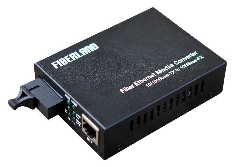 single fiber/dual fiber media converter