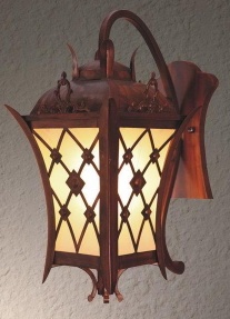 forged iron lantern