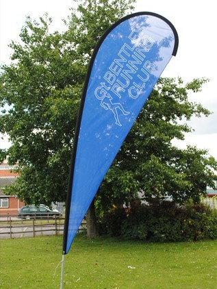 The Bow Banner has also been called the Bowhead Banner, Banner Flag, Bow Flag, Wind Blade, Blade Banner and Flex Banner.