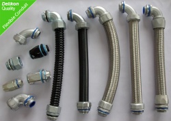 Electrical flexible conduit and fittings