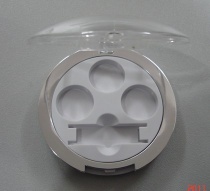 Round Plastic Cosmetics Compact - HYC038A