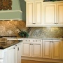 Mitered Raised Square Maple Wood Kitchen Cabinet