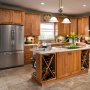 Shaker Square Maple Wood Kitchen Cabinet