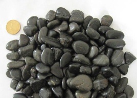 Polished Black Pebble