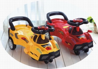 swing car for kids with music function