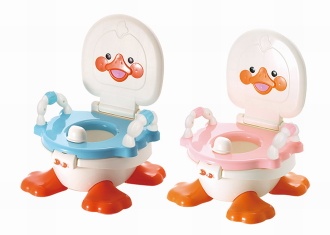 Baby potty in donald duck design