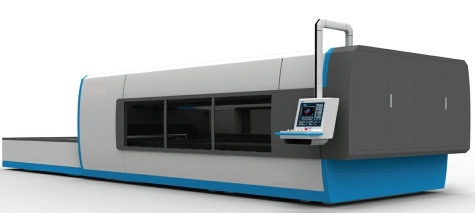 High power YAG laser metal cutting machine