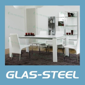 Dining Room Furniture High Gloss Glass Dining Table