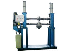 Bellow re-rolling machine