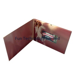 3.5 inch LCD Video Greeting Card Brochure VGC-035
