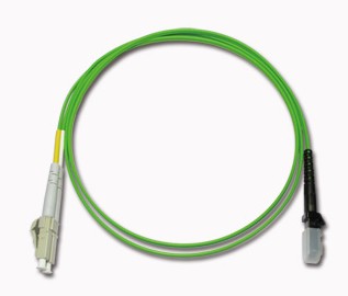 MTRJ-LC Multimode Duplex Patch Cord, Low Insertion Loss, High Return Loss