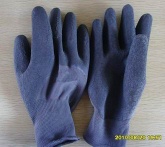 3/4 crinkle latex coated gloves